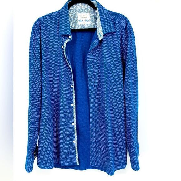 Ted Baker Men’s Endurance Slim Fit Shirt 17,5 - Picture 1 of 8